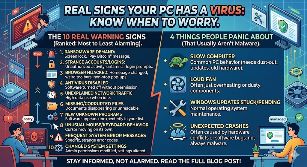 How to Tell If Your Computer Has a Virus