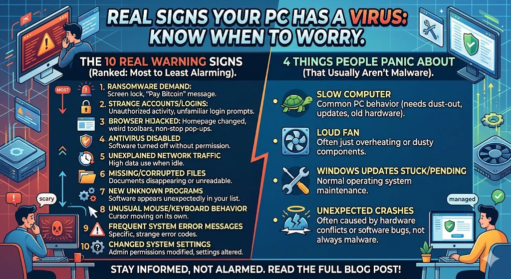 How to Tell If Your Computer Has a Virus